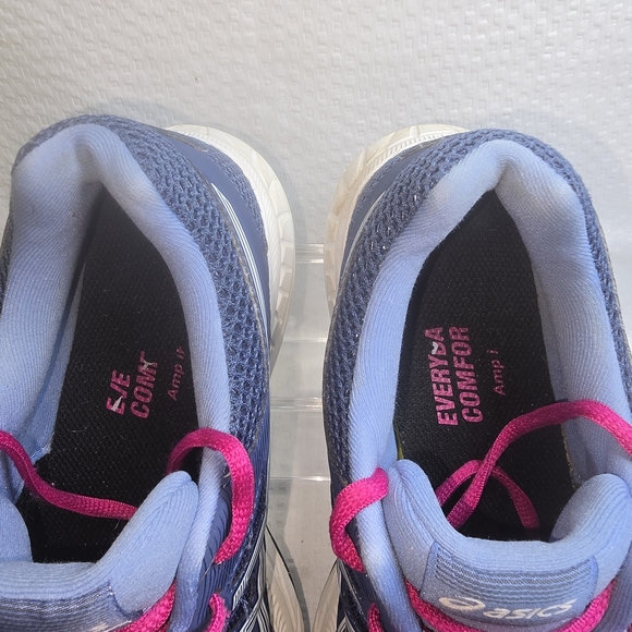 ASICS GEL CONTEND 5 WOMENS RUNNING SHOE GRAY PINK SIZE 7.5 - Picture 2 of 4